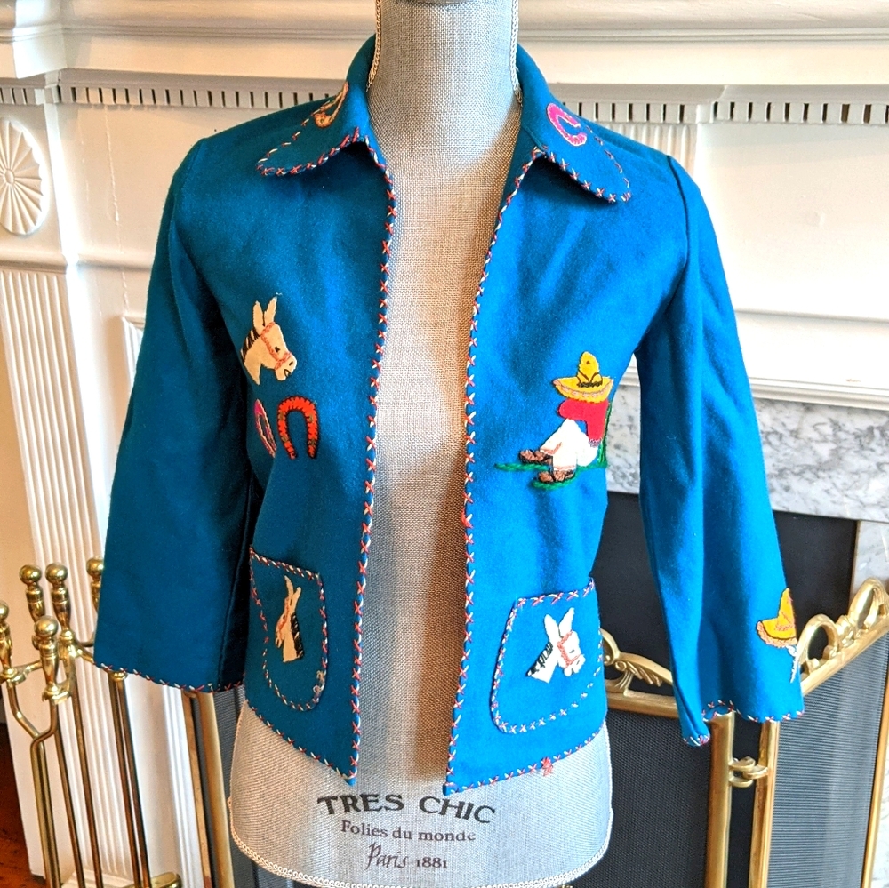 Vintage 1940/1950 Mexican Tourist jacket